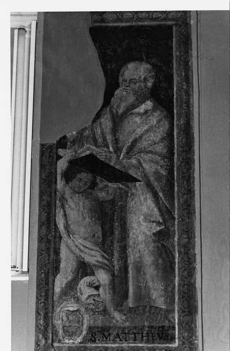 San Matteo Evangelista (dipinto, elemento d'insieme) - ambito umbro (sec. XVII)
