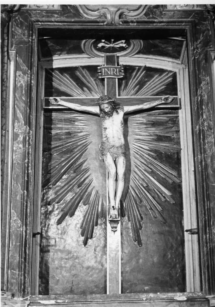 Cristo crocifisso (scultura, elemento d'insieme) - bottega umbra (prima metà sec. XVII)