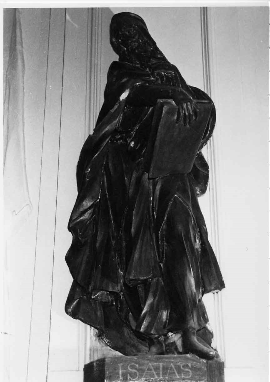 Isaia (scultura, elemento d'insieme) di Silva Agostino (attribuito) (sec. XVII)
