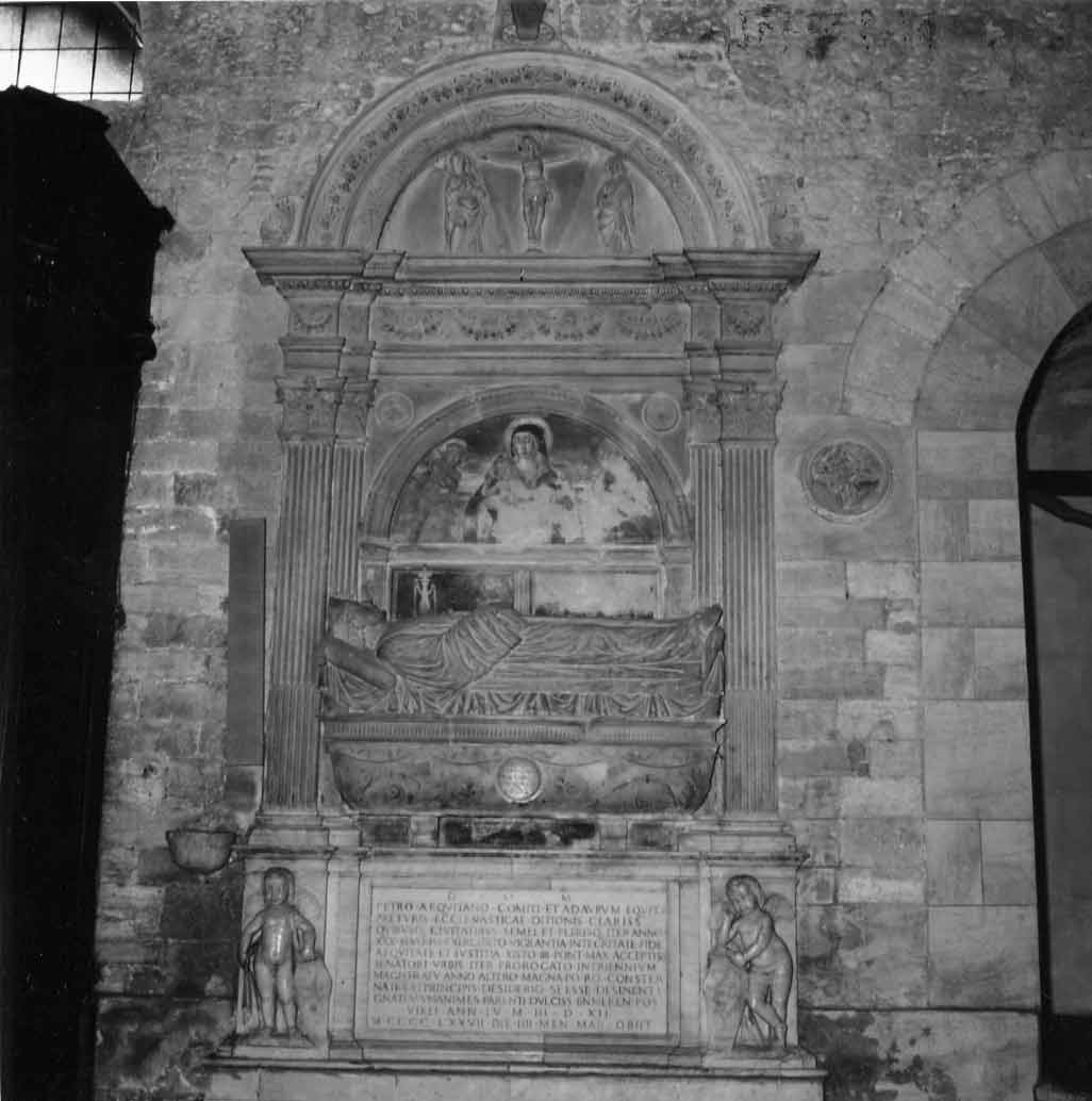 monumento funebre, complesso decorativo - bottega toscana (sec. XV)