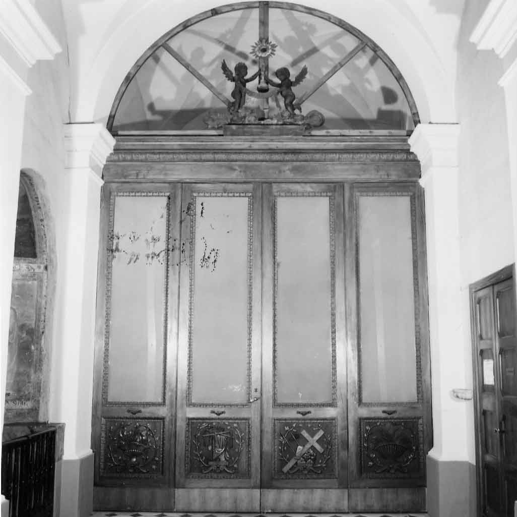 porta, opera isolata - bottega italiana (prima metà sec. XIX)