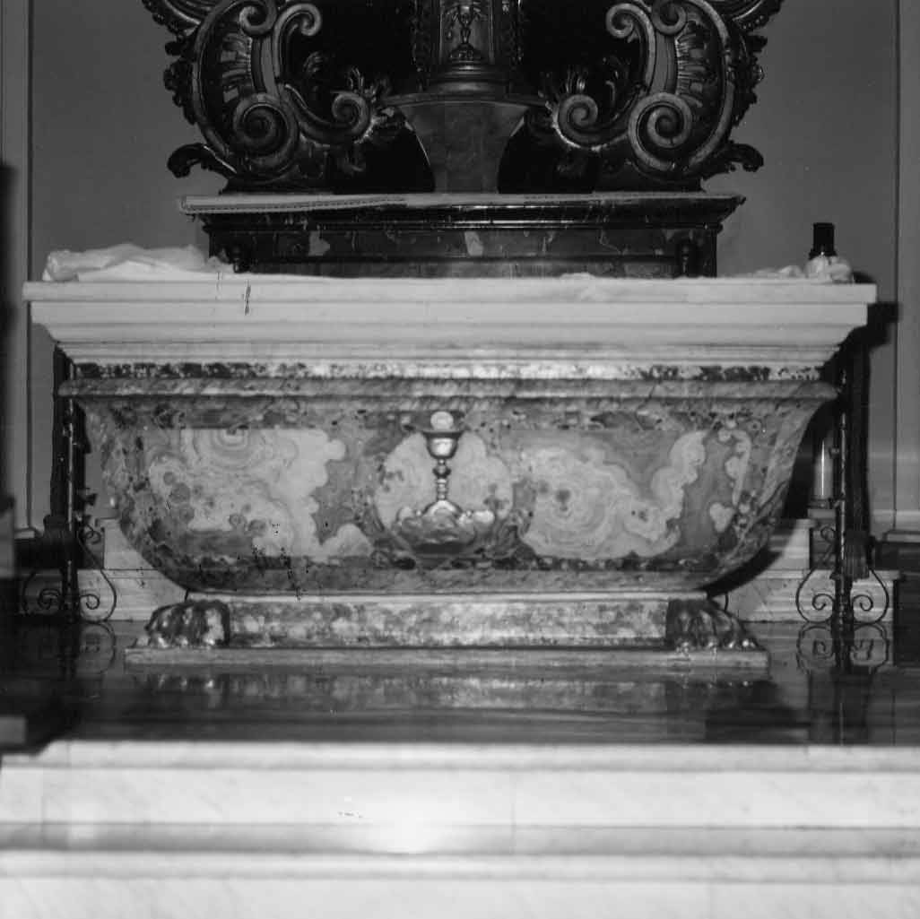 altare, complesso decorativo - bottega italiana (sec. XVII)