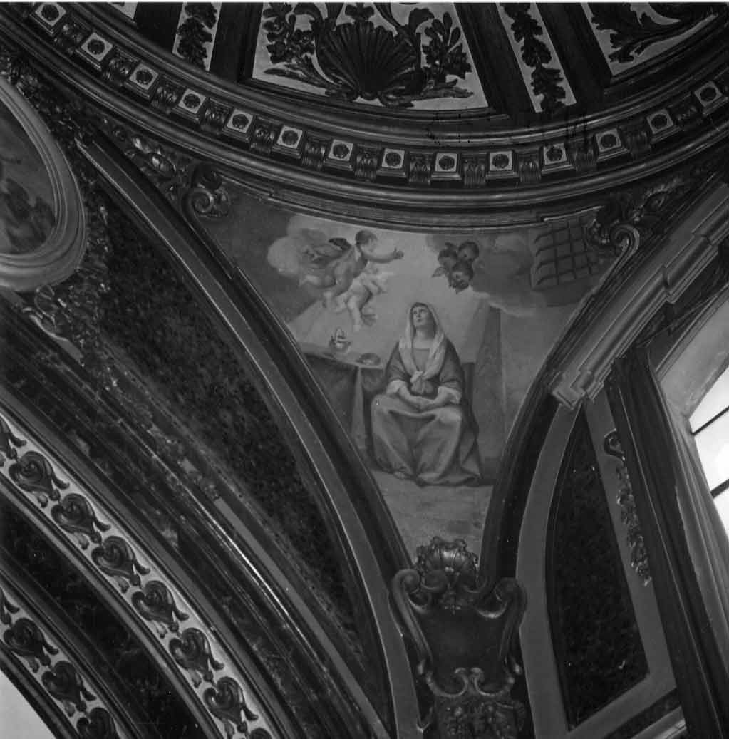 Storie della vita della B.Lucia (dipinto, complesso decorativo) di Trevisani Francesco (attribuito) (sec. XVIII)