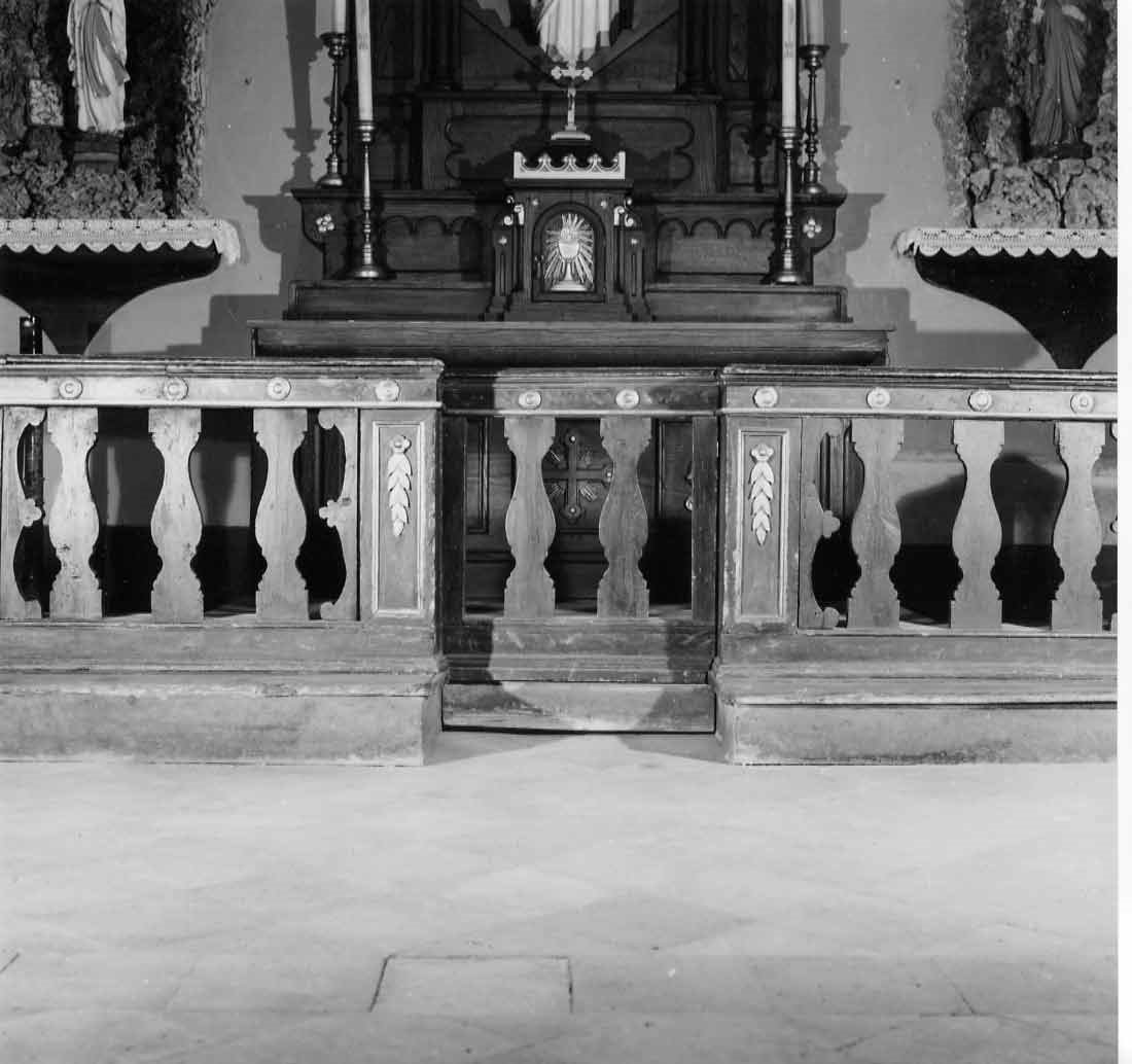 balaustrata, opera isolata - bottega Italia centrale (fine/inizio secc. XVIII/ XIX)