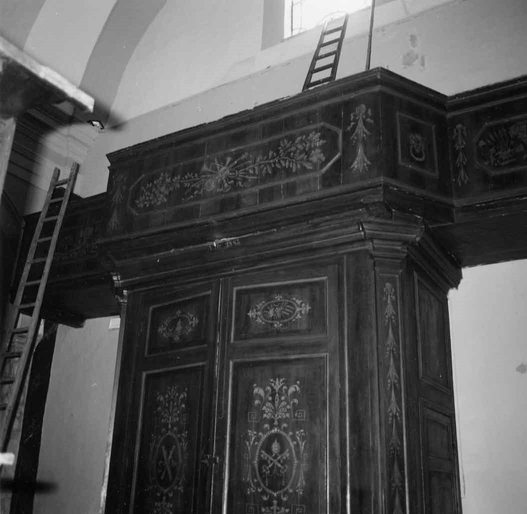 cantoria, opera isolata - bottega Italia centrale (sec. XIX)