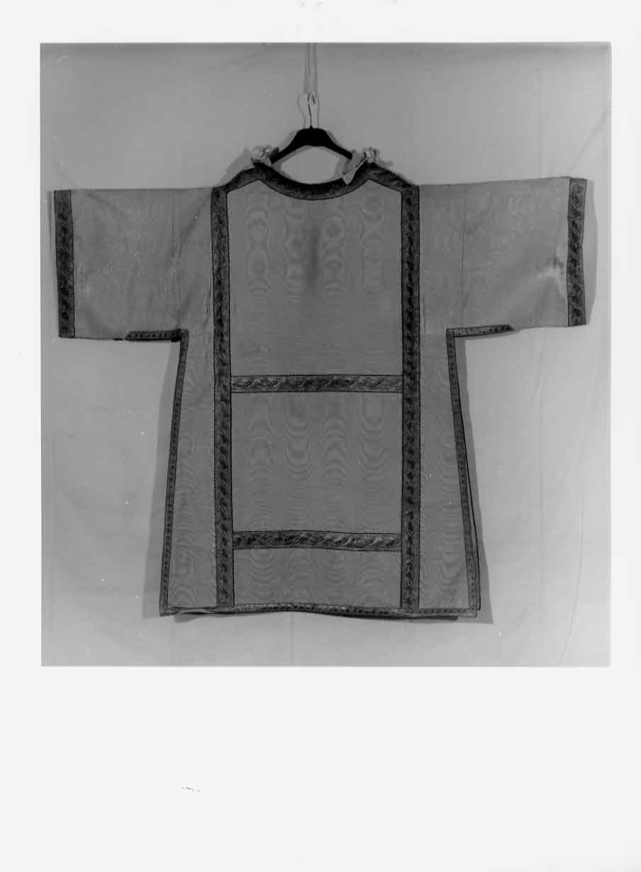 tunicella, insieme - manifattura italiana (seconda metà sec. XIX)