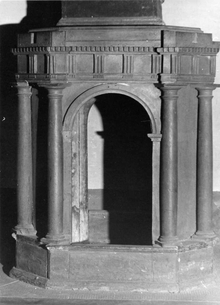 tabernacolo - a tempietto, opera isolata - bottega Italia centrale (prima metà sec. XVII)