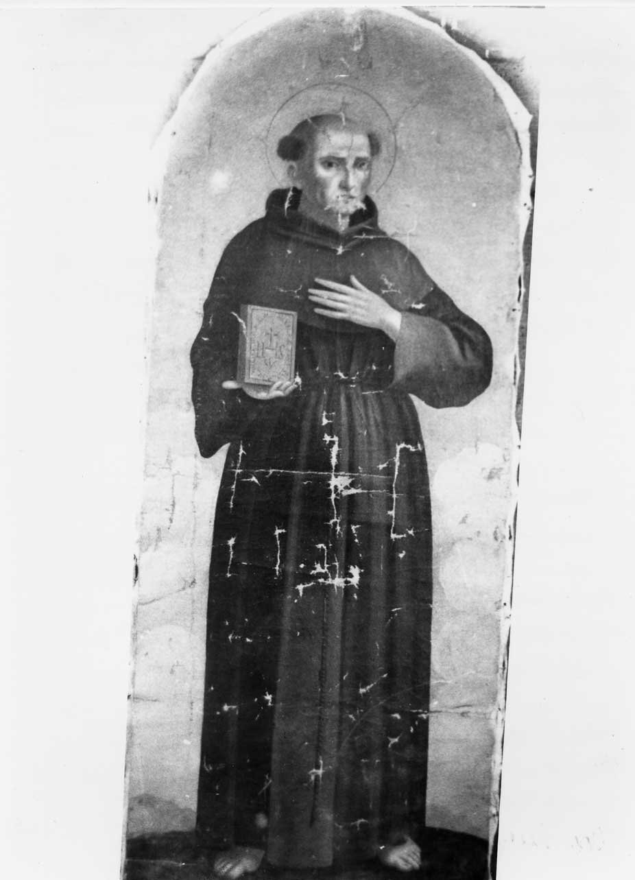 San Bernardino da Siena (dipinto, elemento d'insieme) di Camassei Andrea (attribuito) (sec. XVII)