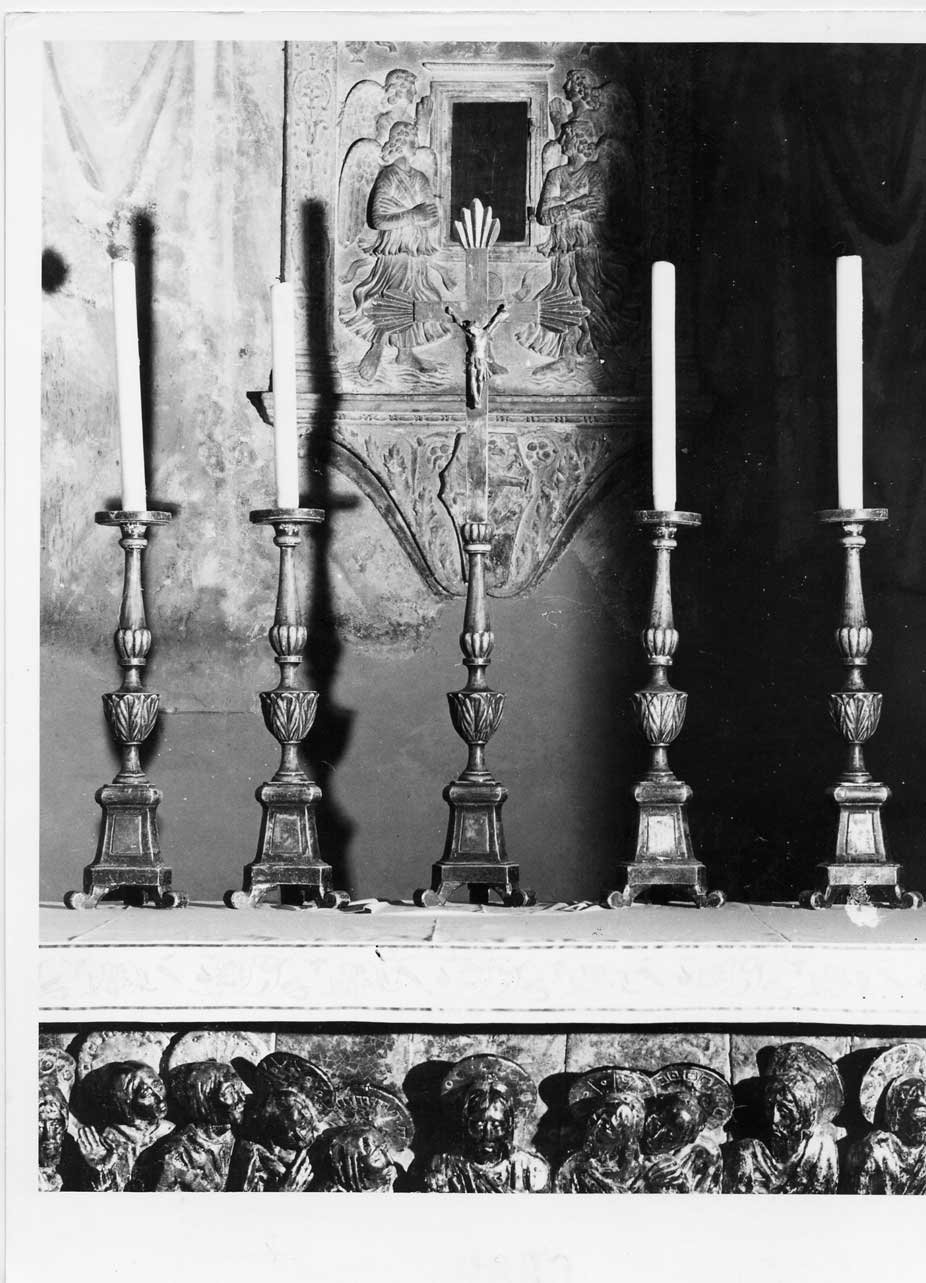 candeliere, serie - bottega Italia centrale (sec. XIX)