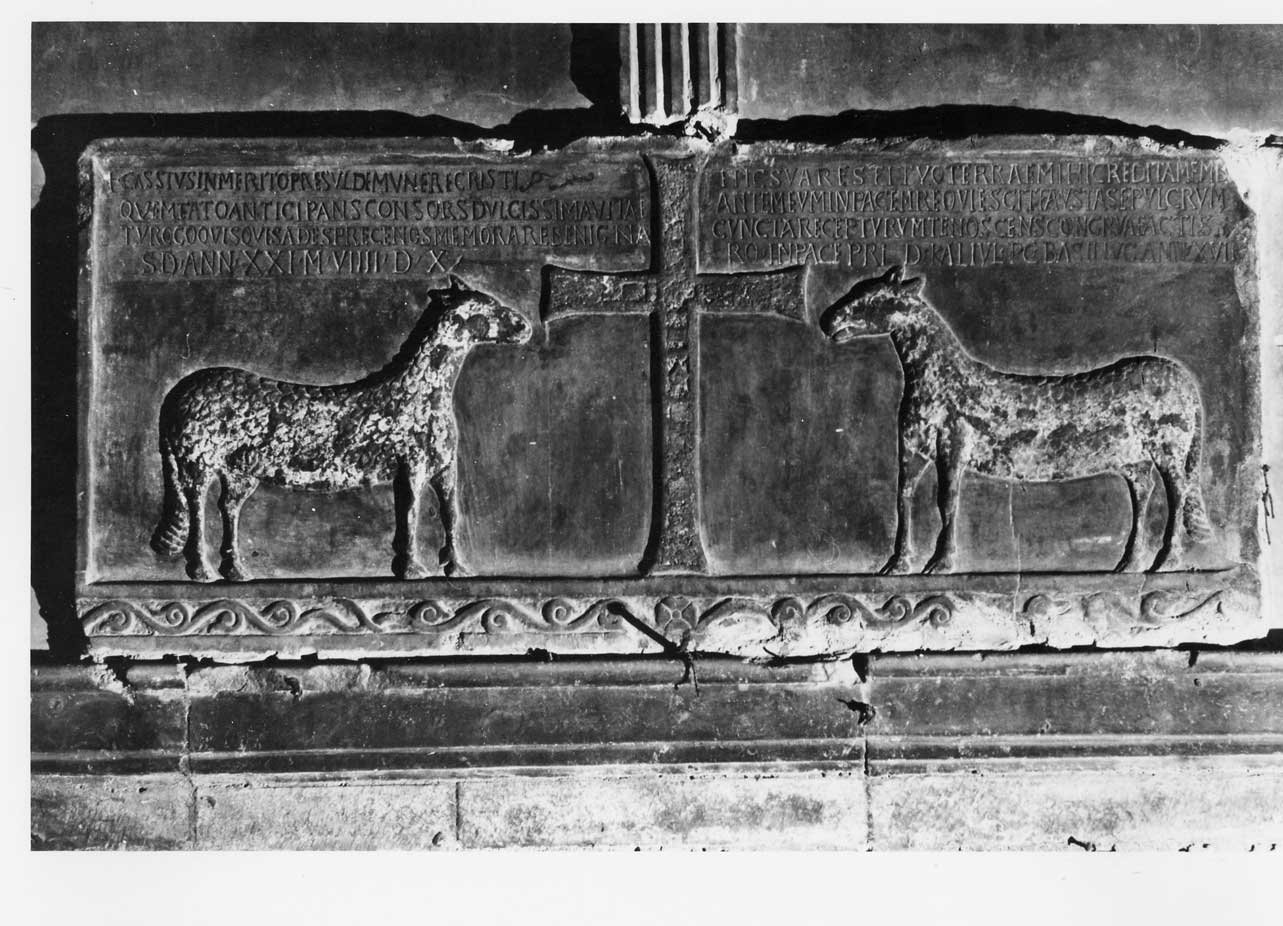 lapide, opera isolata - bottega bizantina (sec. VI)