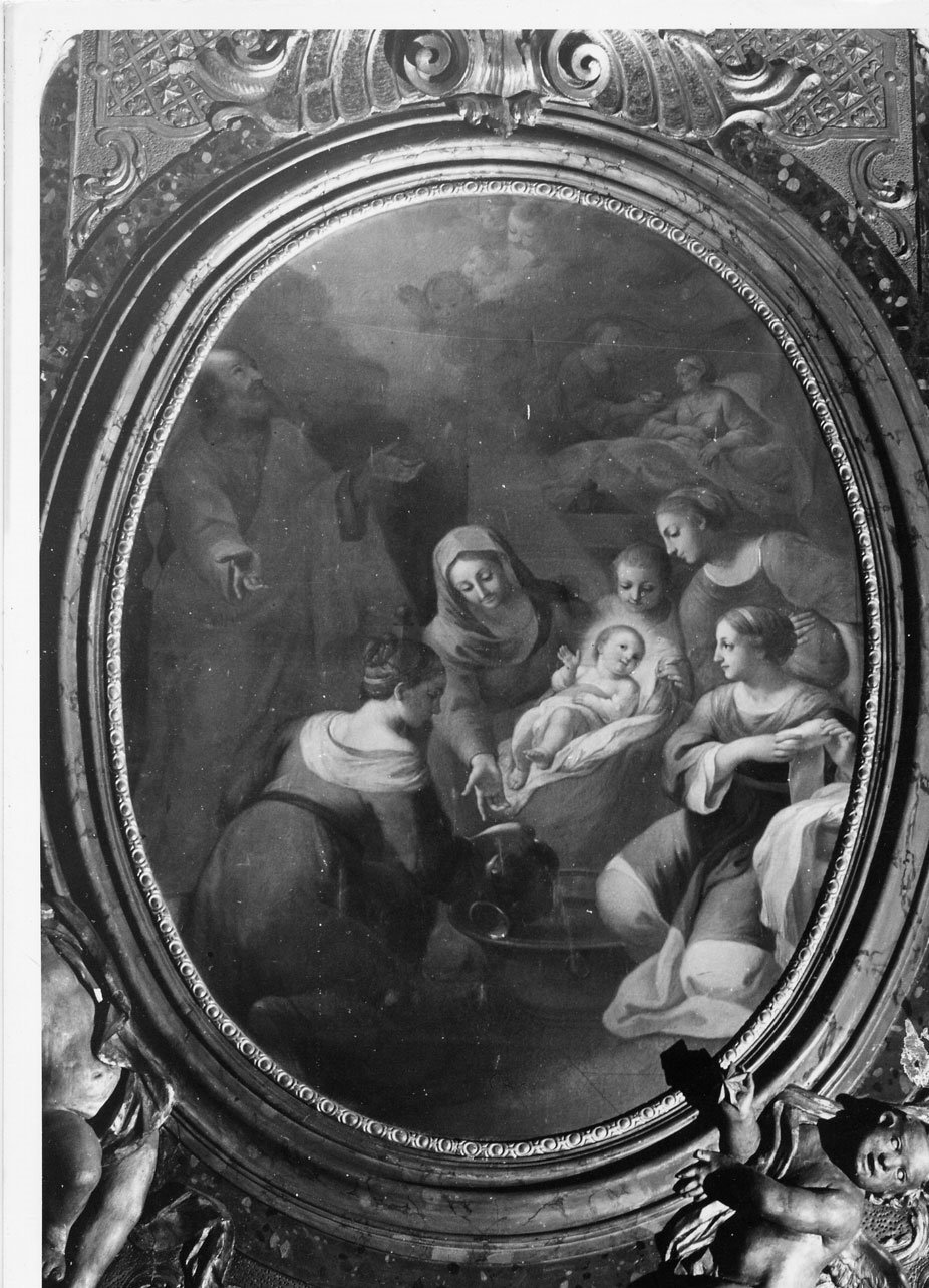 nascita di San Giovanni Battista (dipinto, opera isolata) di Sortini Gaetano (attribuito) (sec. XVIII)