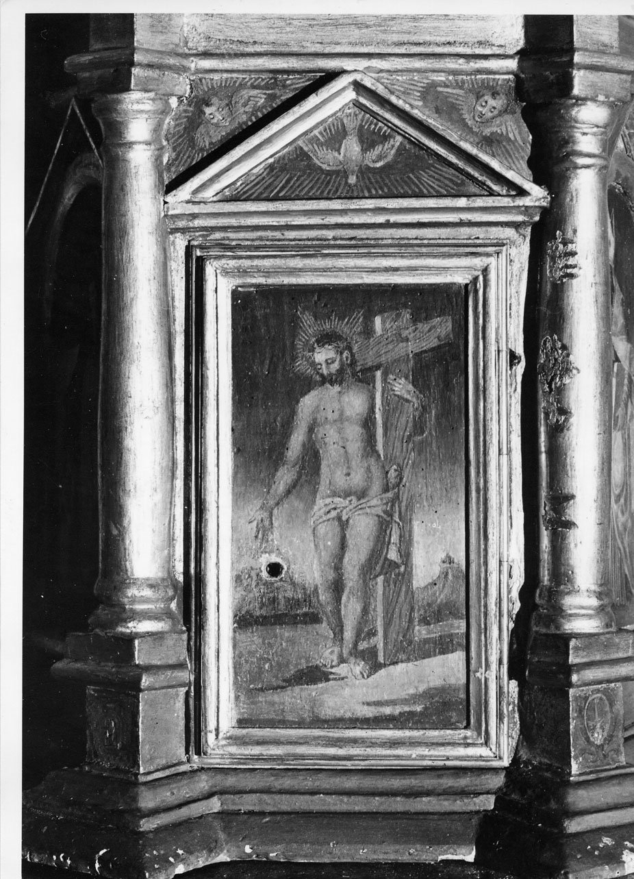 sportello di tabernacolo, elemento d'insieme - bottega marchigiana (sec. XVII)