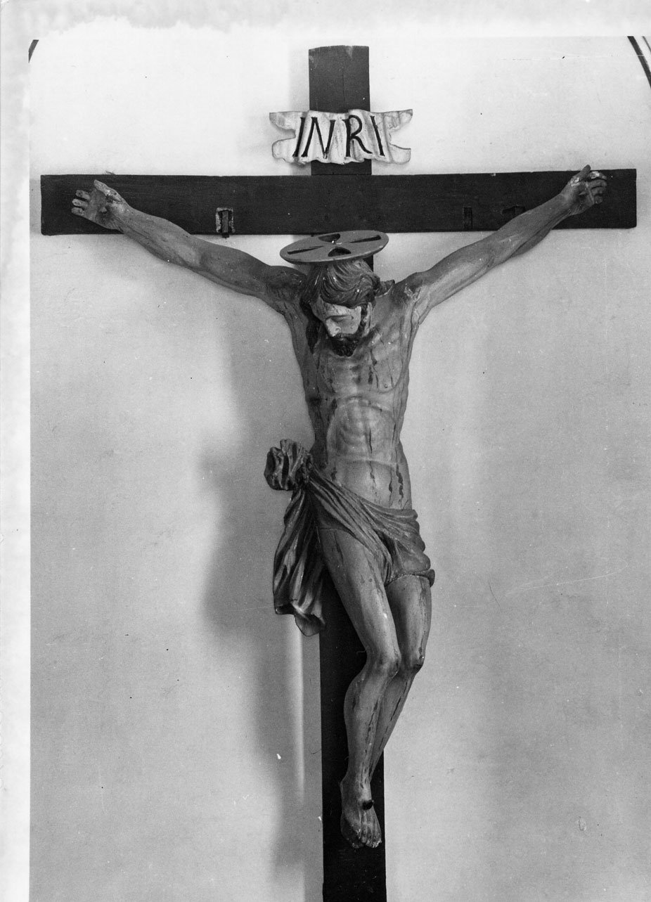 crocifisso, opera isolata - bottega Italia centrale (sec. XVII)