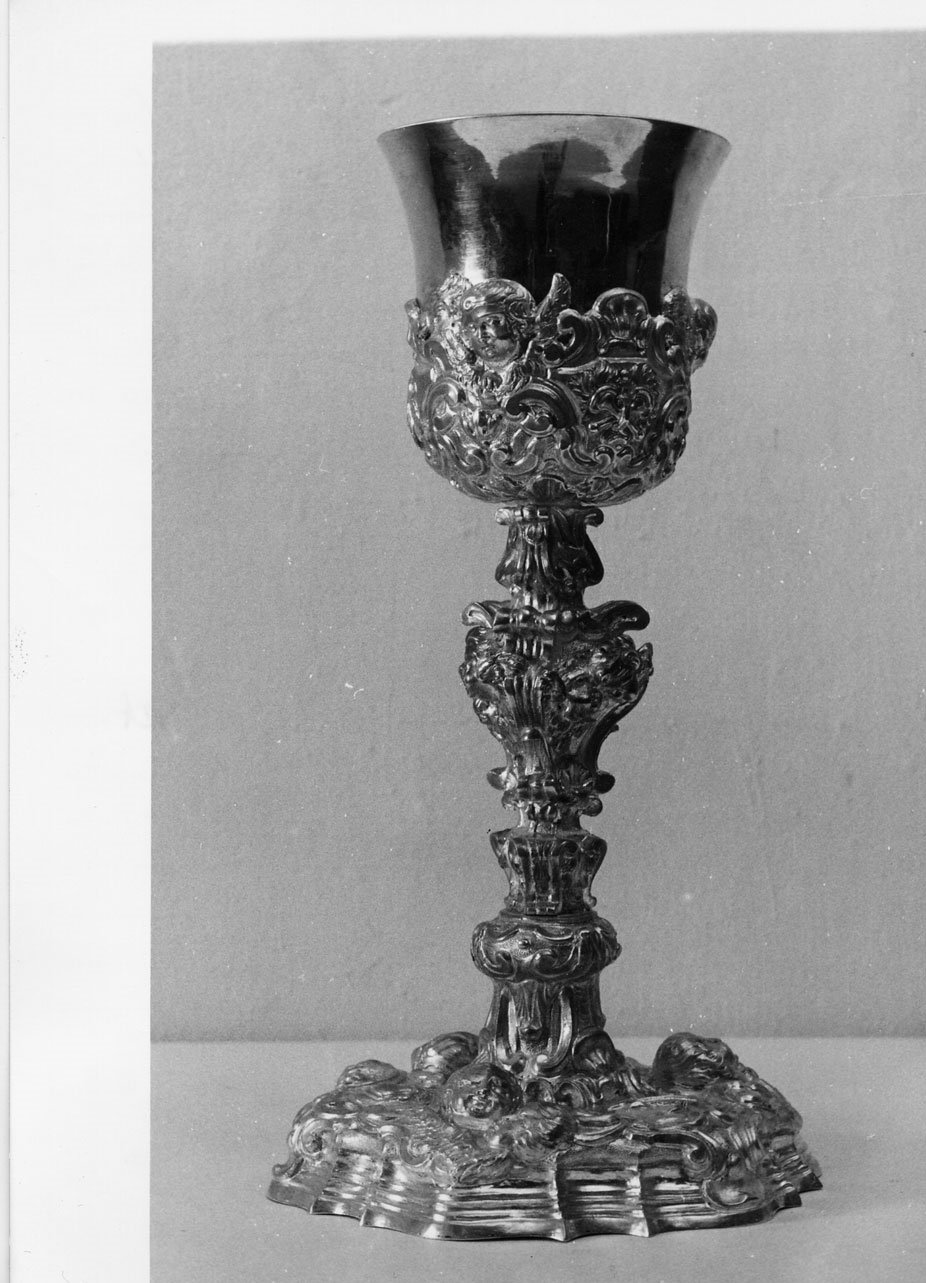 calice ansato, opera isolata - bottega Italia centrale (sec. XVIII)