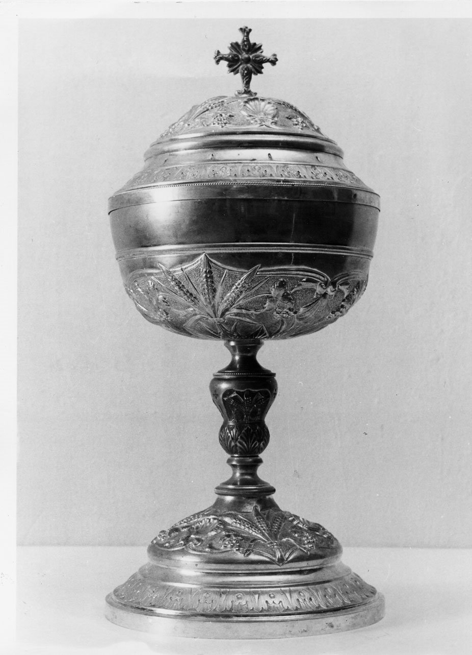 pisside, opera isolata - bottega Italia centrale (sec. XX)