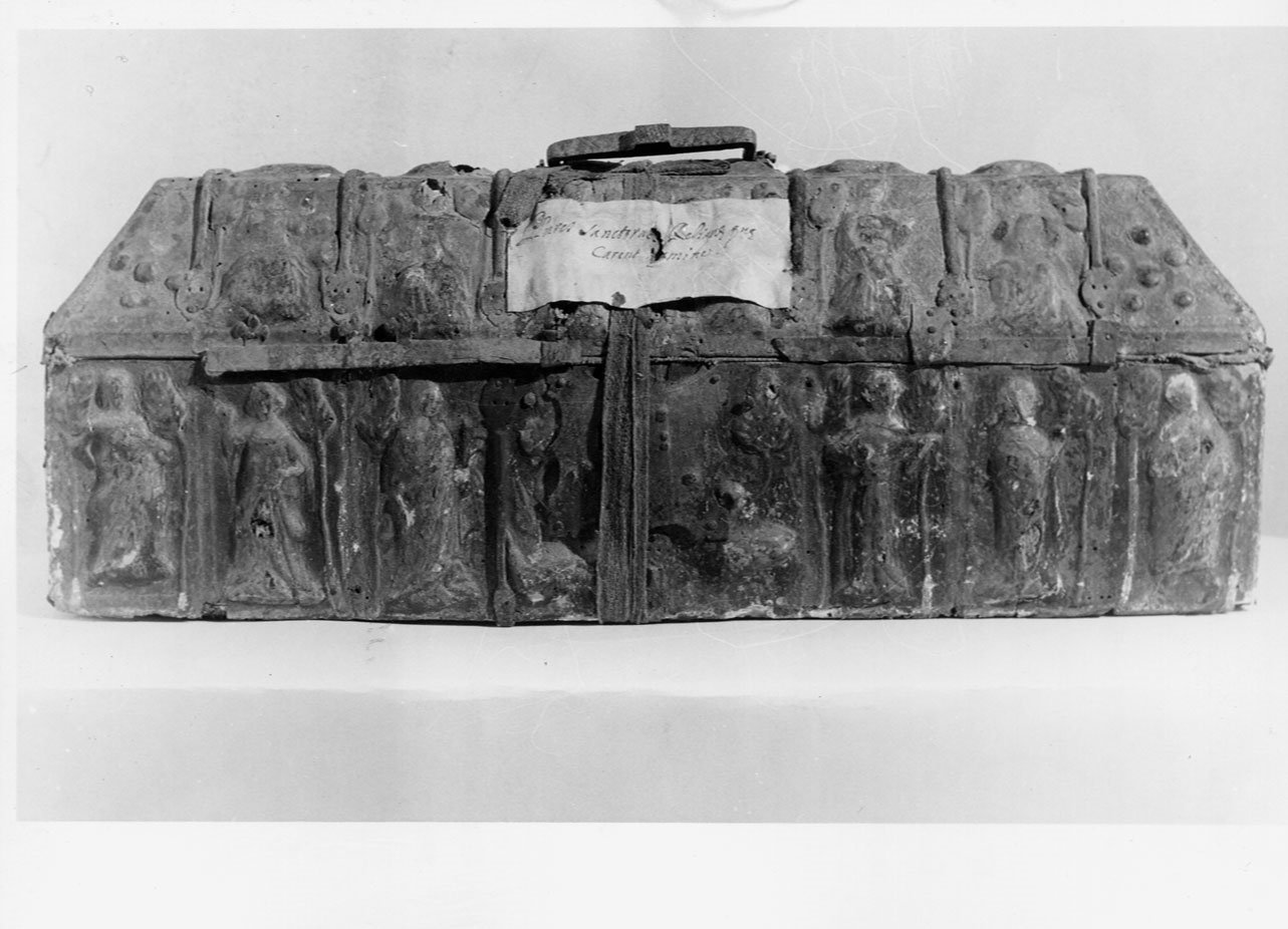 custodia - di reliquiario, opera isolata - bottega Italia centrale (sec. XV)