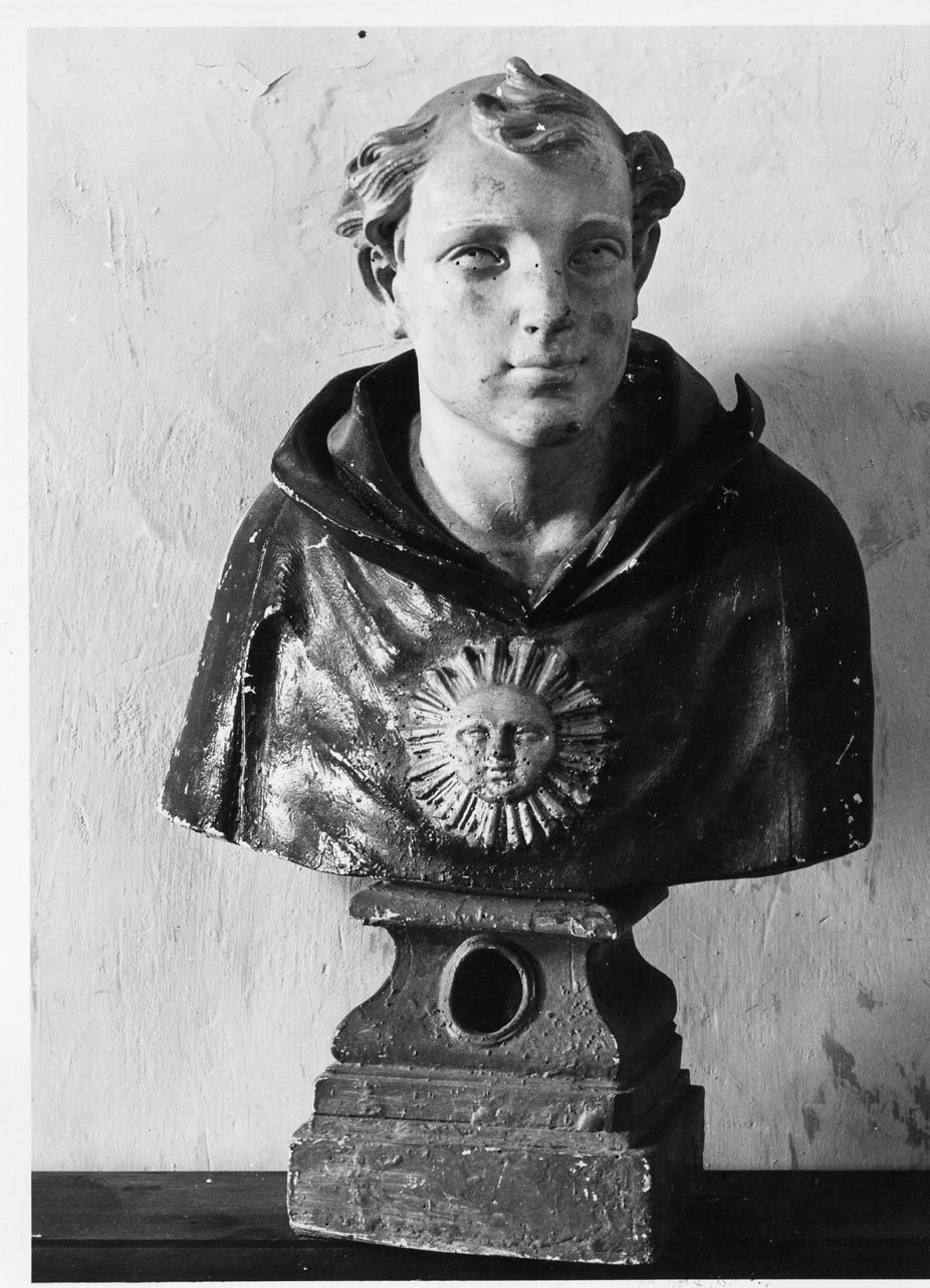 reliquiario - a busto, opera isolata - bottega Italia centrale (sec. XVIII)