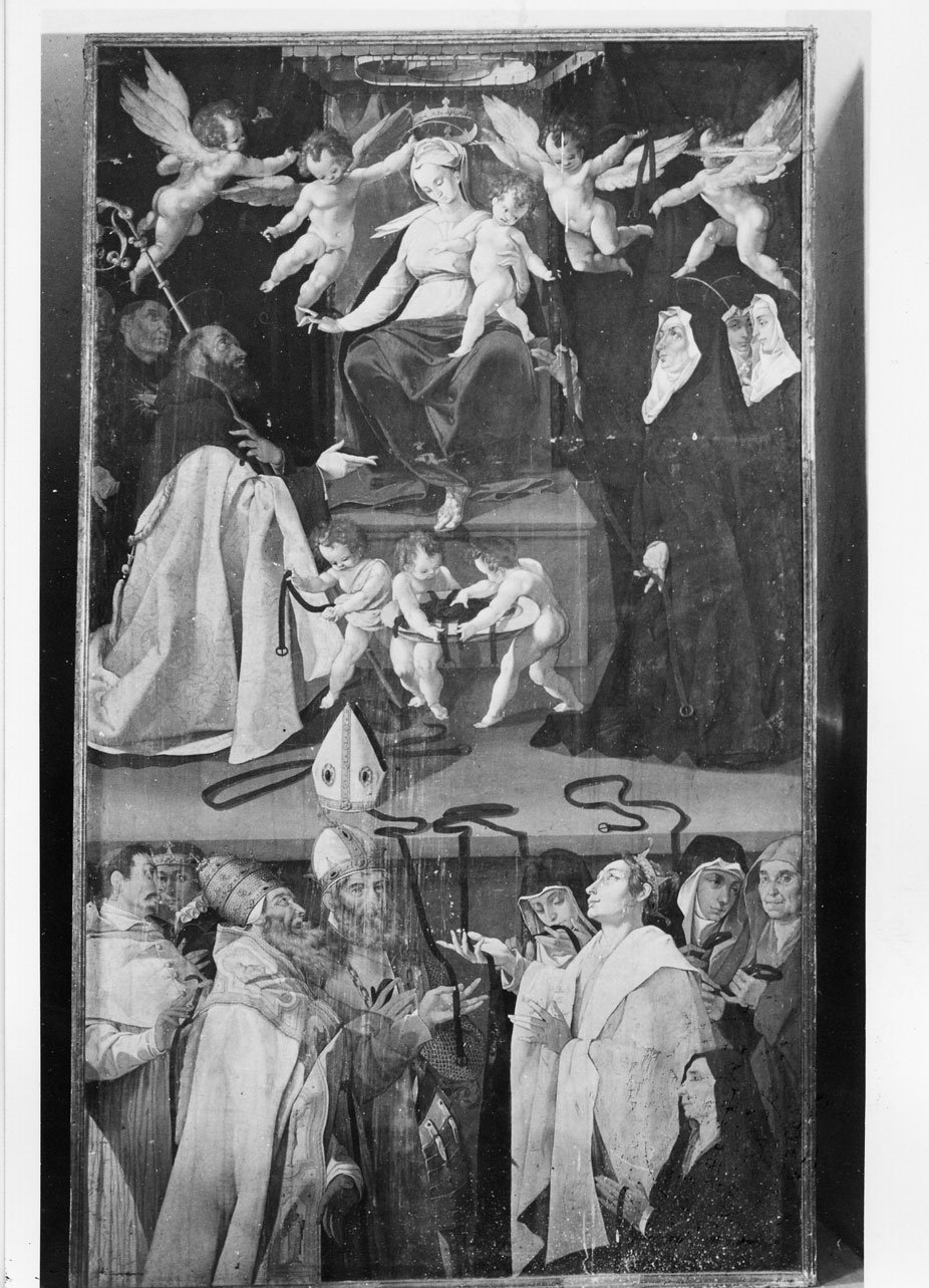 Madonna della Cintola (dipinto, opera isolata) di Braidi Michelangelo (attribuito) (seconda metà sec. XVI)
