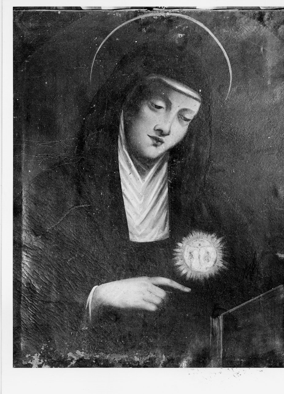 Santa Chiara da Montefalco (dipinto, opera isolata) - ambito Italia centrale (sec. XVIII)