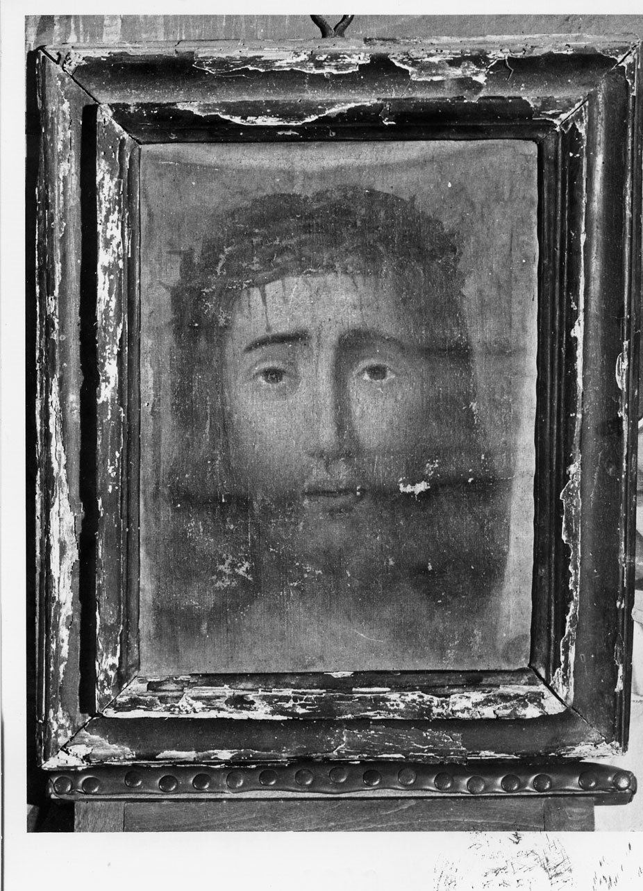 Volto Santo (dipinto, opera isolata) - ambito Italia centrale (sec. XVIII)