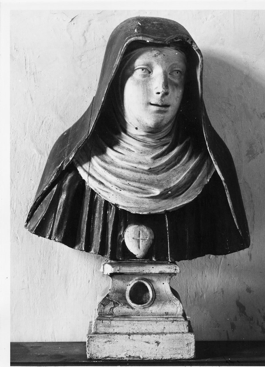 Santa Chiara da Montefalco (reliquiario - a busto, opera isolata) - bottega Italia centrale (sec. XVIII)