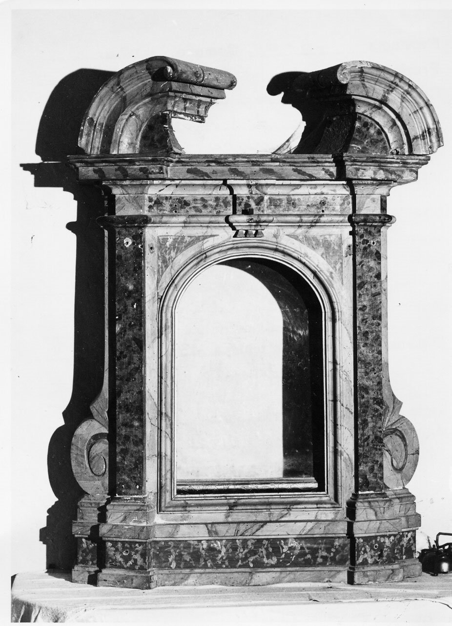 edicola, opera isolata - bottega Italia centrale (sec. XVIII)