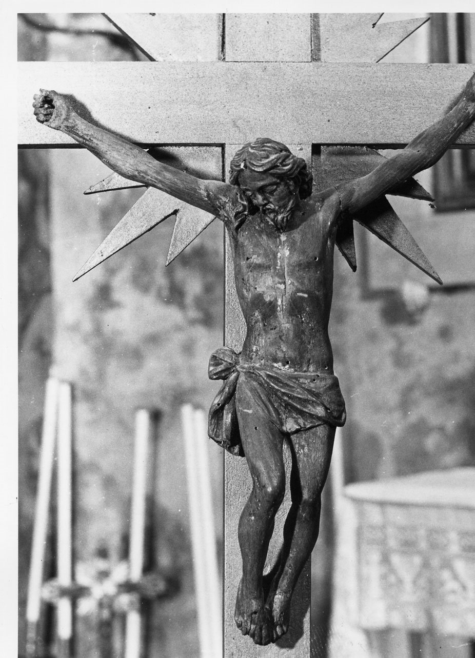 crocifisso, opera isolata - bottega Italia centrale (sec. XVIII)