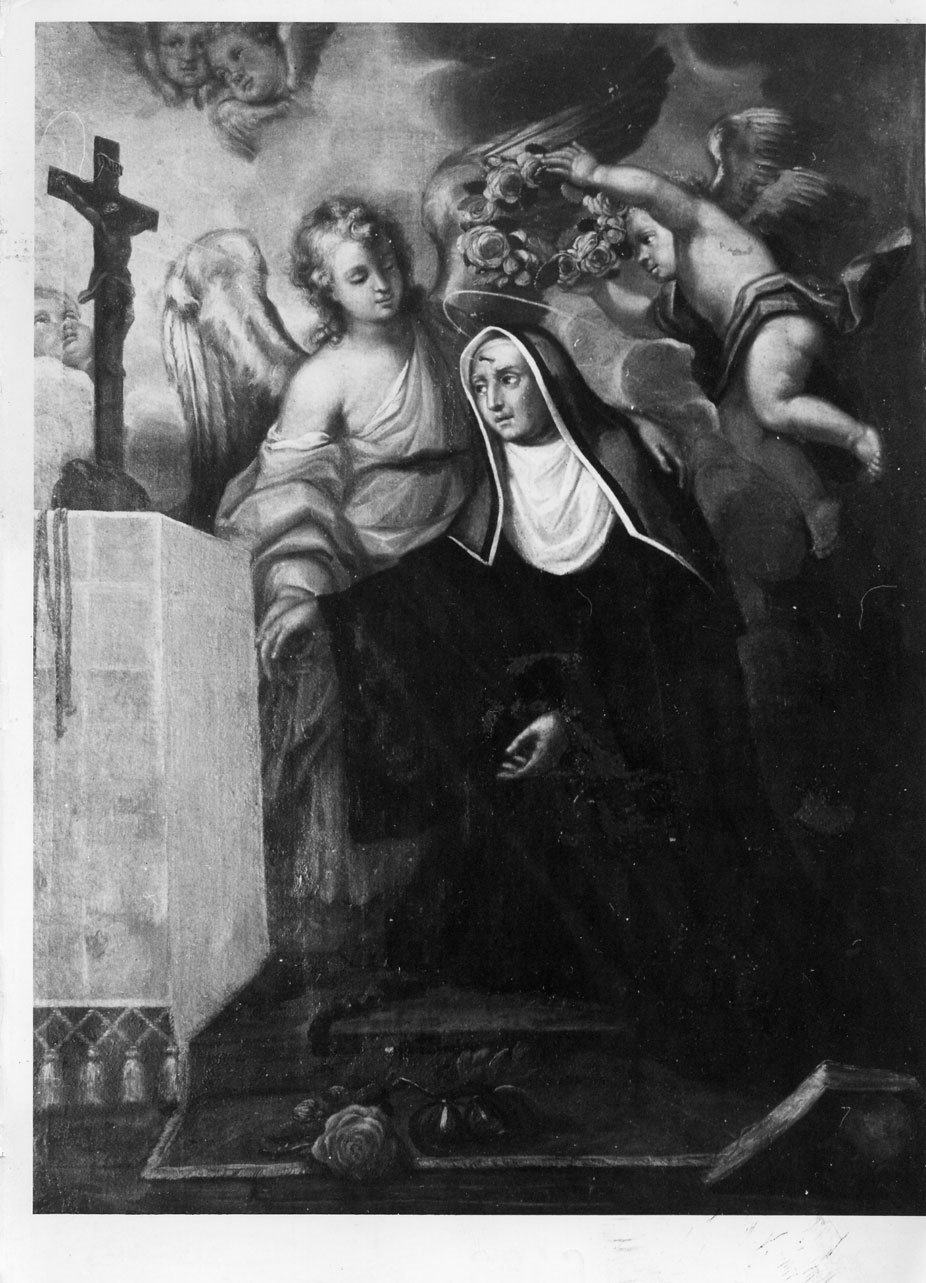 Santa Rita da Cascia (dipinto, opera isolata) - ambito Italia centrale (sec. XVIII)