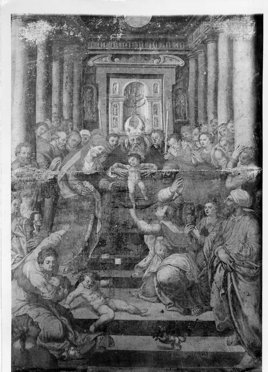 circoncisione di Gesù Bambino (dipinto, opera isolata) di Zuccari Ottaviano (scuola) (sec. XVII)