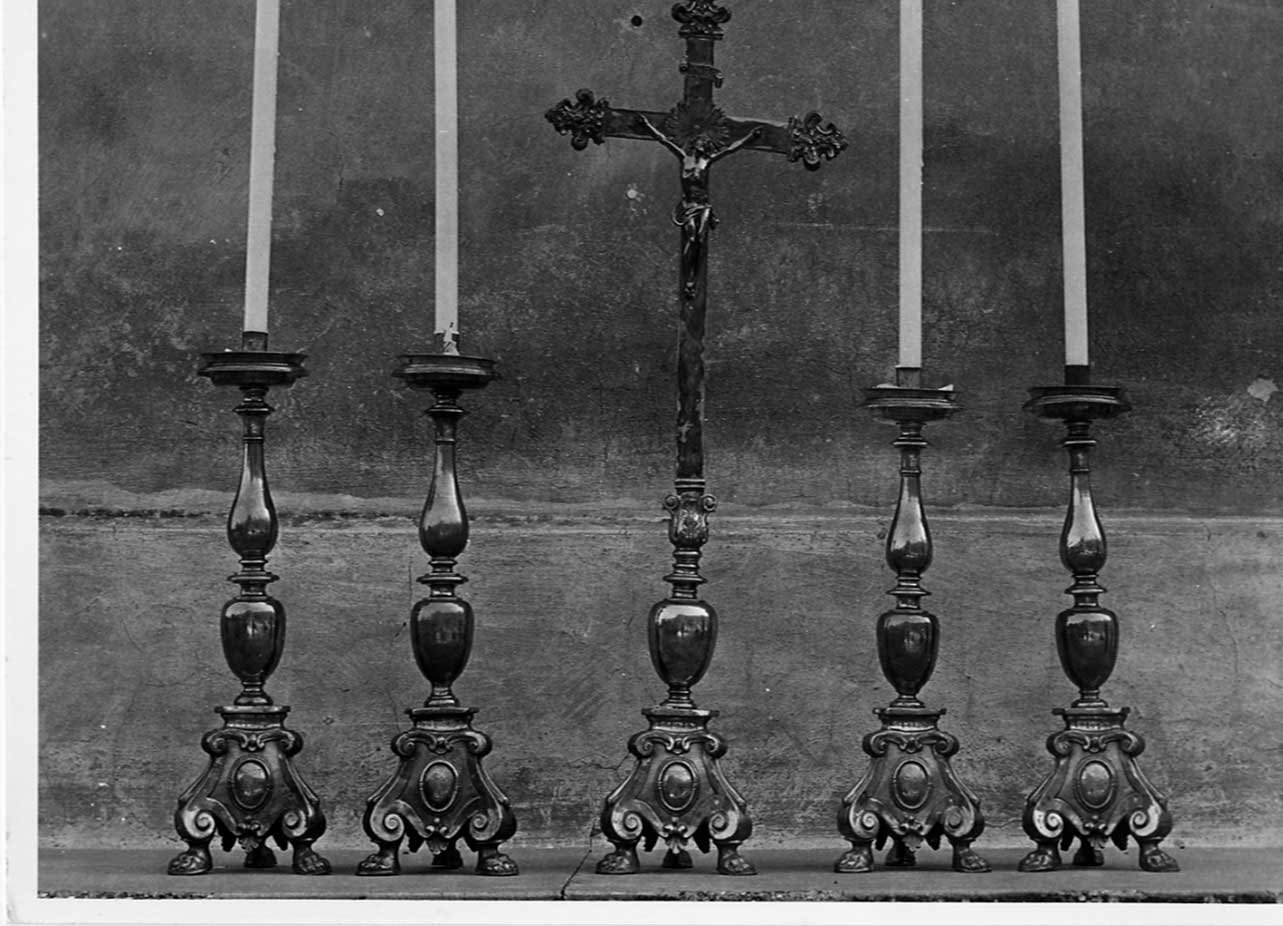 candeliere, serie - bottega Italia centrale (sec. XVIII)