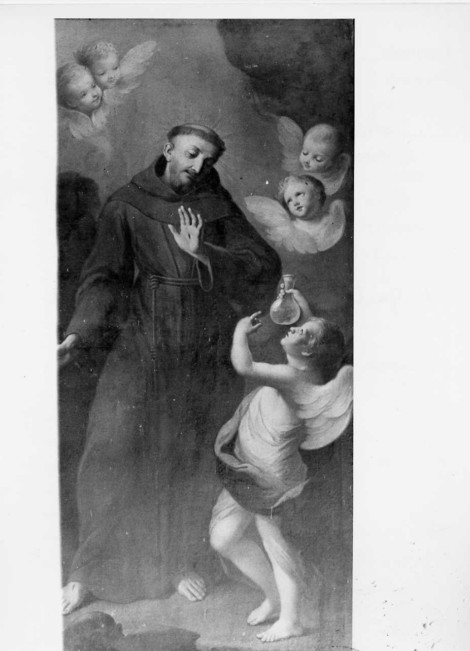 San Francesco d'Assisi (dipinto, opera isolata) di Sortini Gaetano (attribuito) (sec. XVIII)