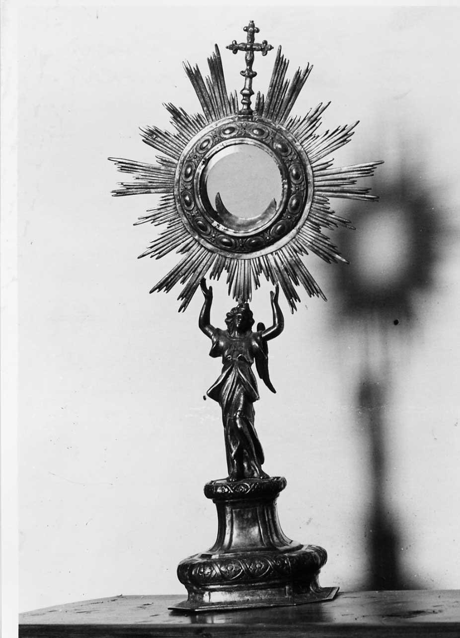 ostensorio - a raggiera, opera isolata - bottega Italia centrale (sec. XVII)