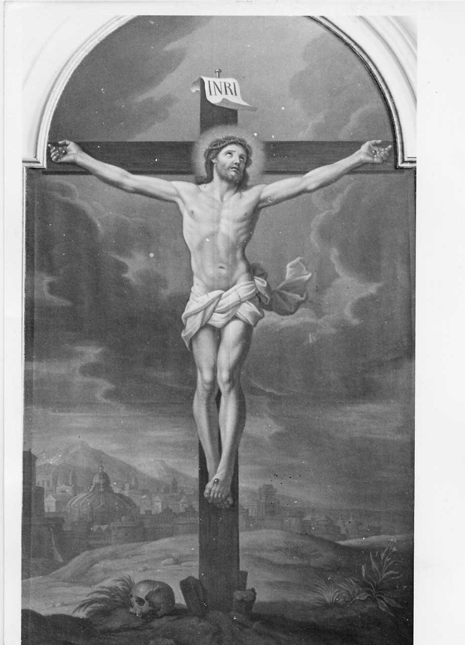 Cristo crocifisso (dipinto, opera isolata) - ambito Italia centrale (fine sec. XVI)