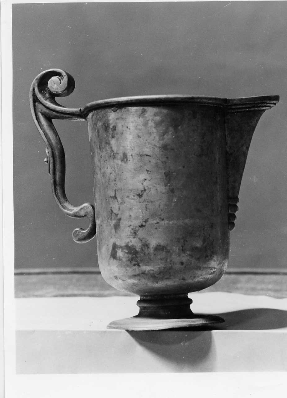 acquamanile, opera isolata - bottega Italia centrale (sec. XVII)