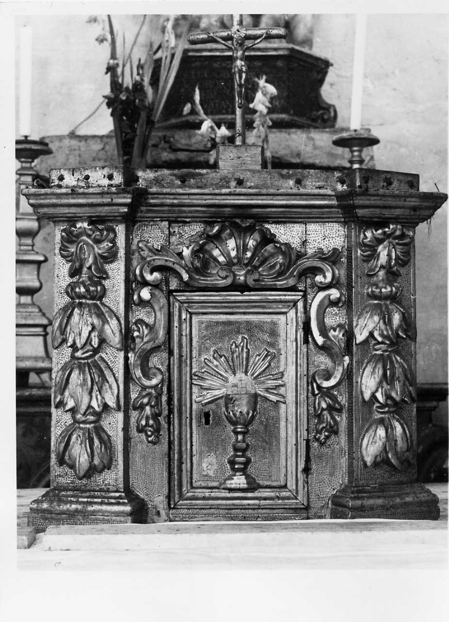 tabernacolo - a frontale architettonico, opera isolata - bottega Italia centrale (sec. XVIII)