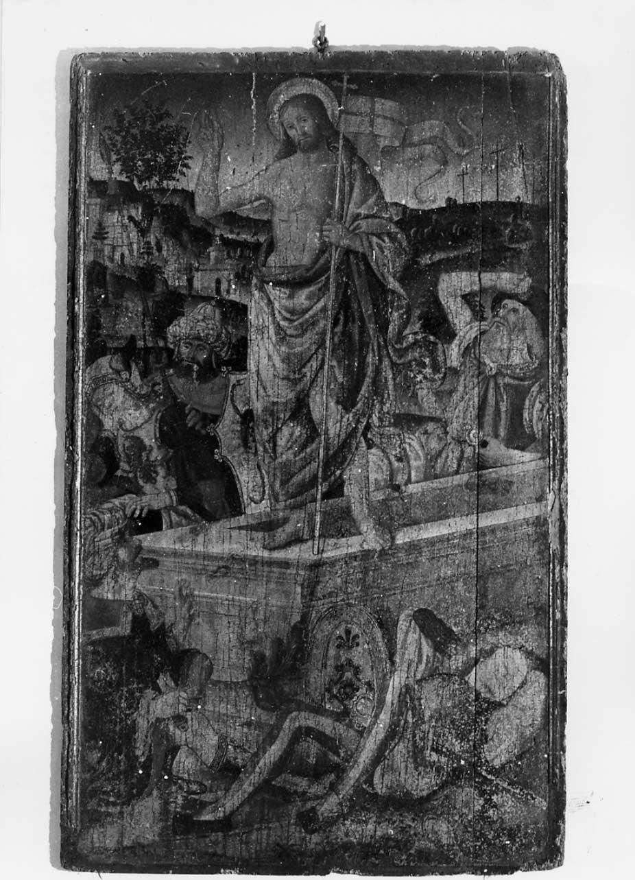 resurrezione di Cristo (dipinto, opera isolata) di Aquili Antonio detto Antoniazzo Romano (attribuito) (sec. XVI)