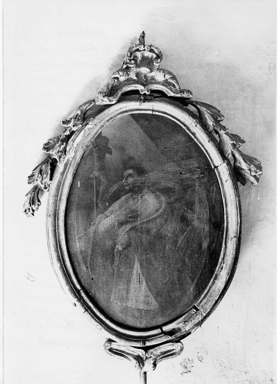 San Carlo Borromeo (stendardo, opera isolata) - ambito Italia centrale (sec. XVIII)