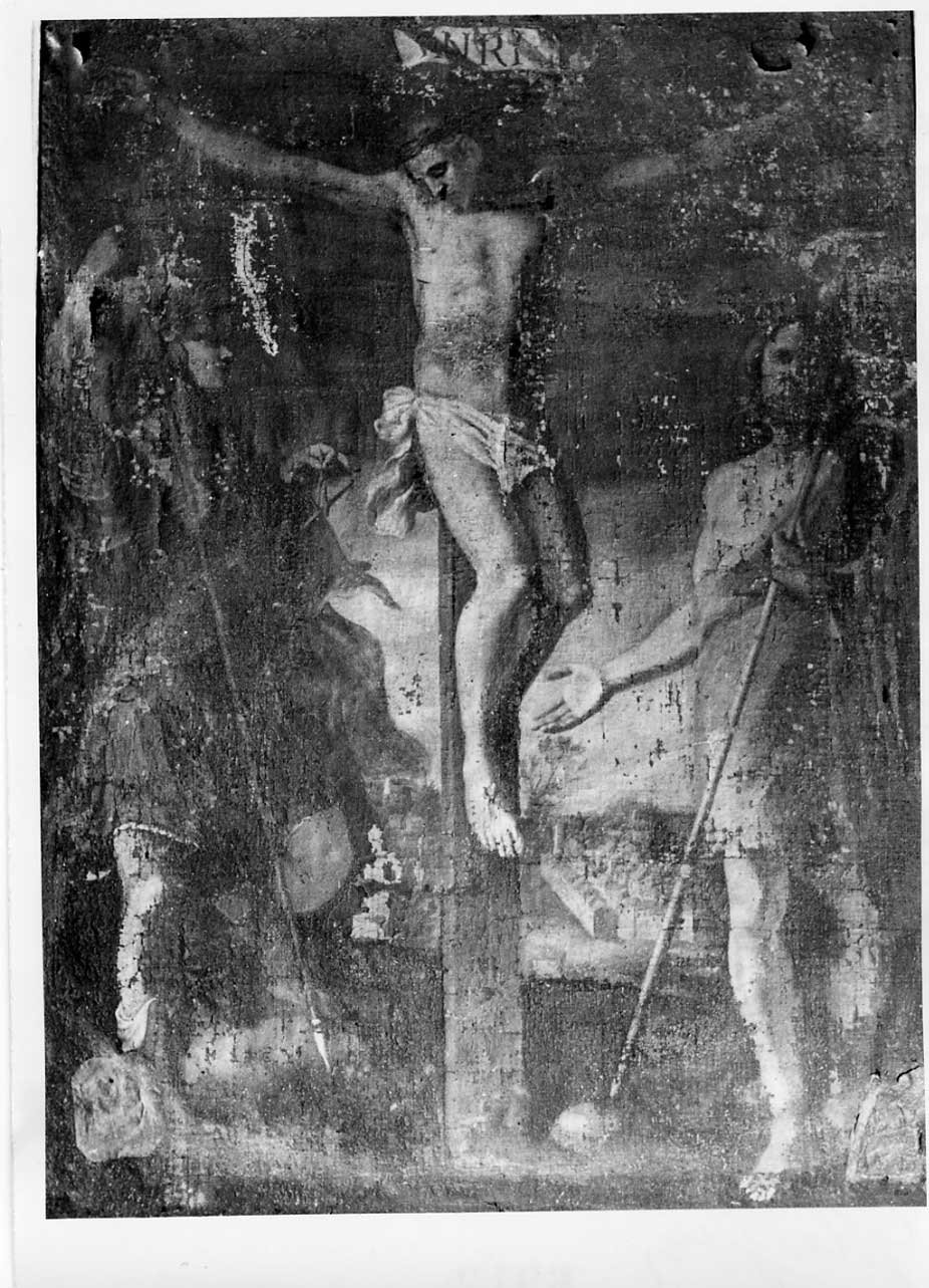 crocifissione di Cristo (dipinto, opera isolata) - ambito Italia centrale (sec. XVIII)