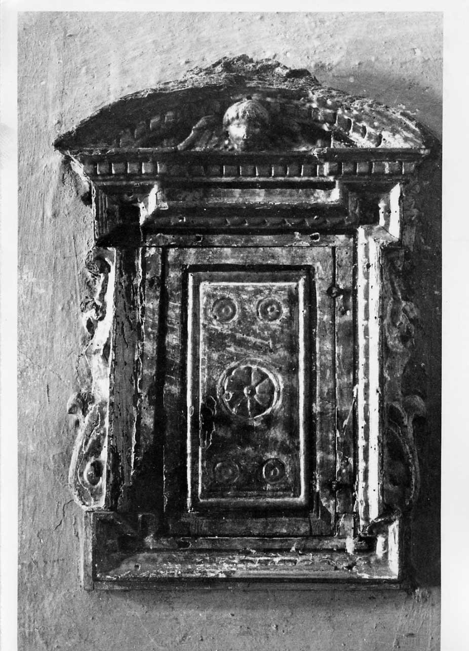 armadietto per oli santi, opera isolata - bottega Italia centrale (sec. XVIII)