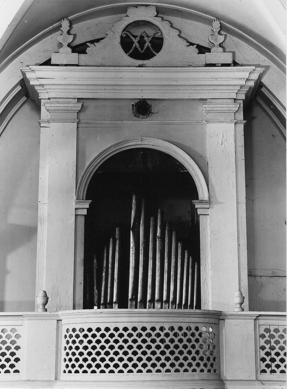 cassa d'organo, opera isolata - bottega Italia centrale (sec. XVIII)