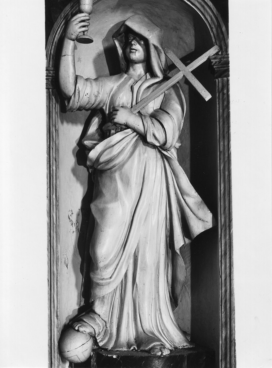 Fede (statua, complesso decorativo) - bottega Italia centrale (fine/inizio secc. XVIII/ XIX)