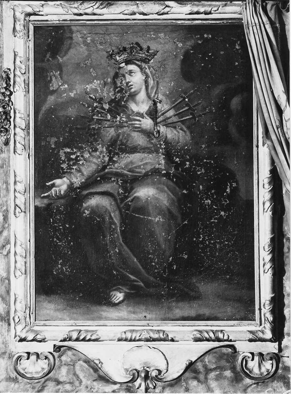 Madonna Addolorata (pala d'altare, complesso decorativo) - ambito Italia centrale (sec. XVII)