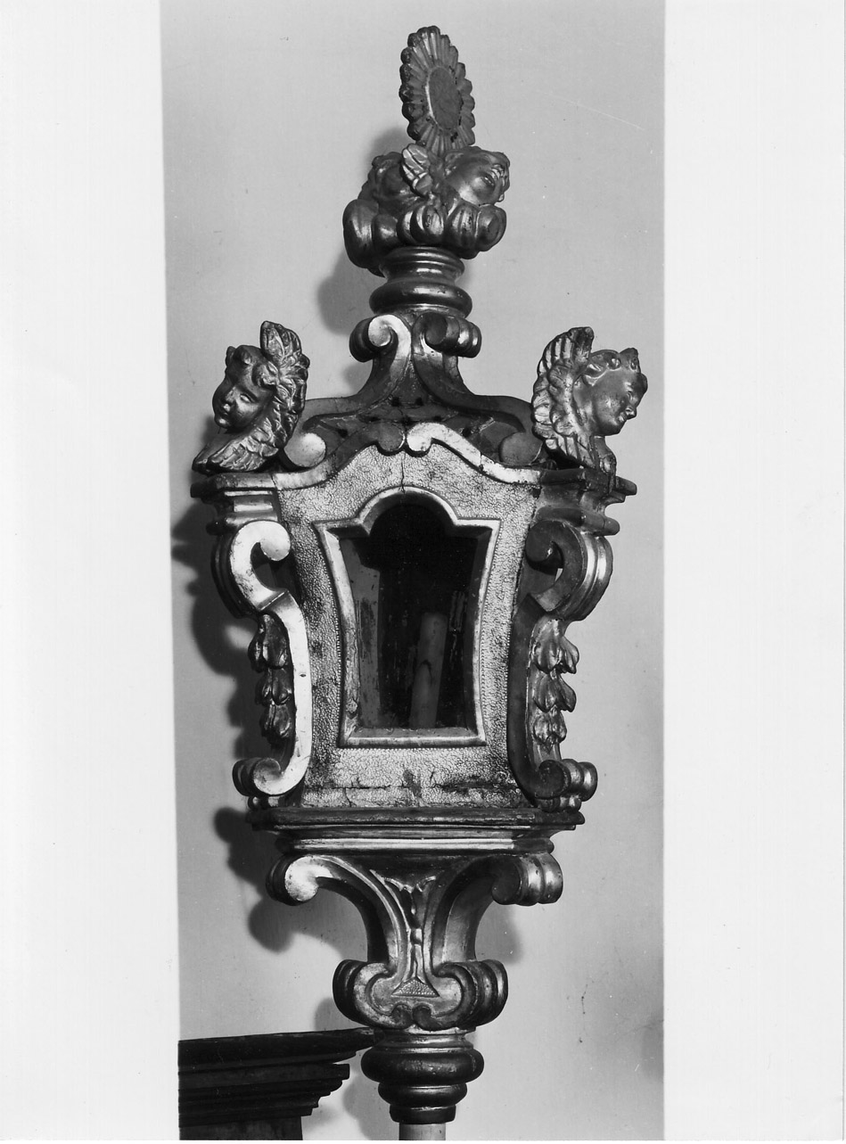 lanterna processionale, coppia - bottega Italia centrale (sec. XVIII)