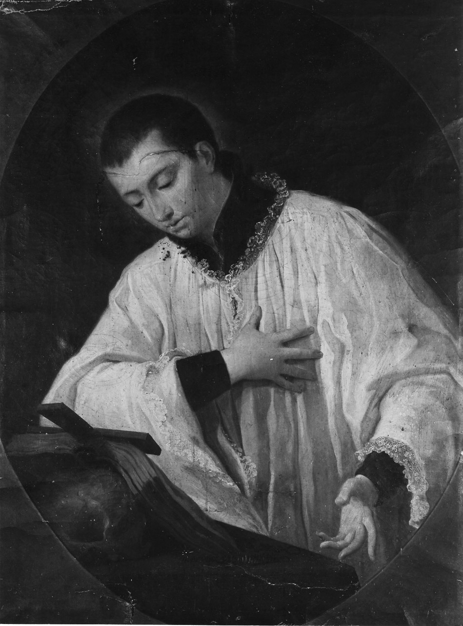 San Luigi Gonzaga (dipinto, opera isolata) - ambito Italia centrale (fine/inizio secc. XVII/ XVIII)