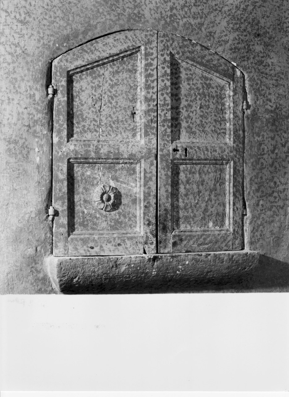 tabernacolo murale, opera isolata - bottega Italia centrale (sec. XVII)