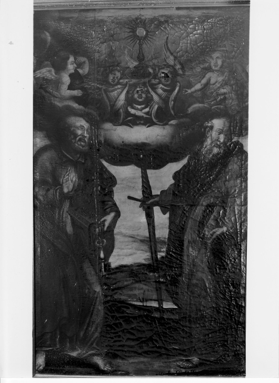 Santi Pietro e Paolo (dipinto, opera isolata) - ambito Italia centrale (sec. XVII)