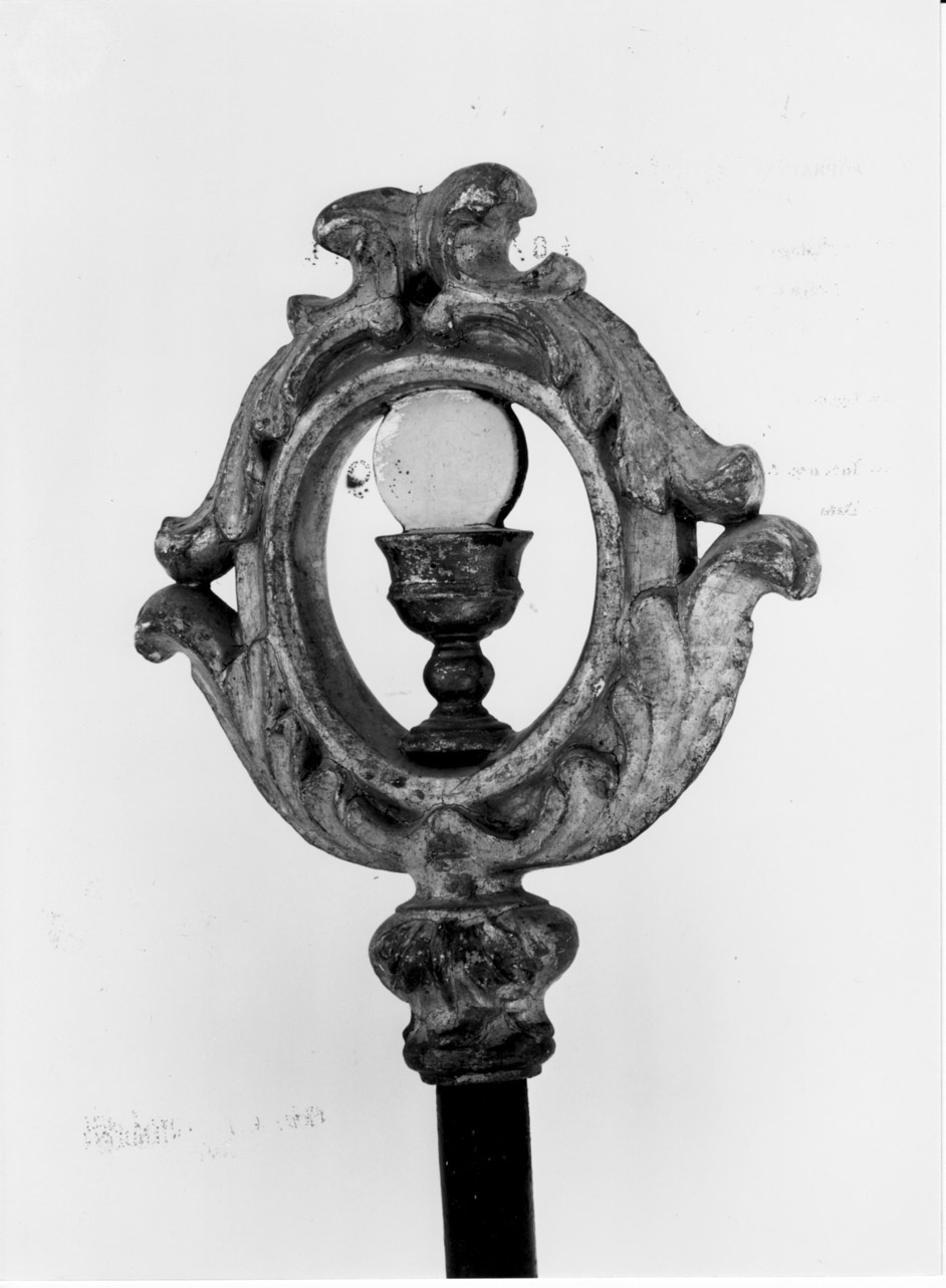 calice eucaristico (emblema di confraternita, opera isolata) - bottega Italia centrale (sec. XVIII)