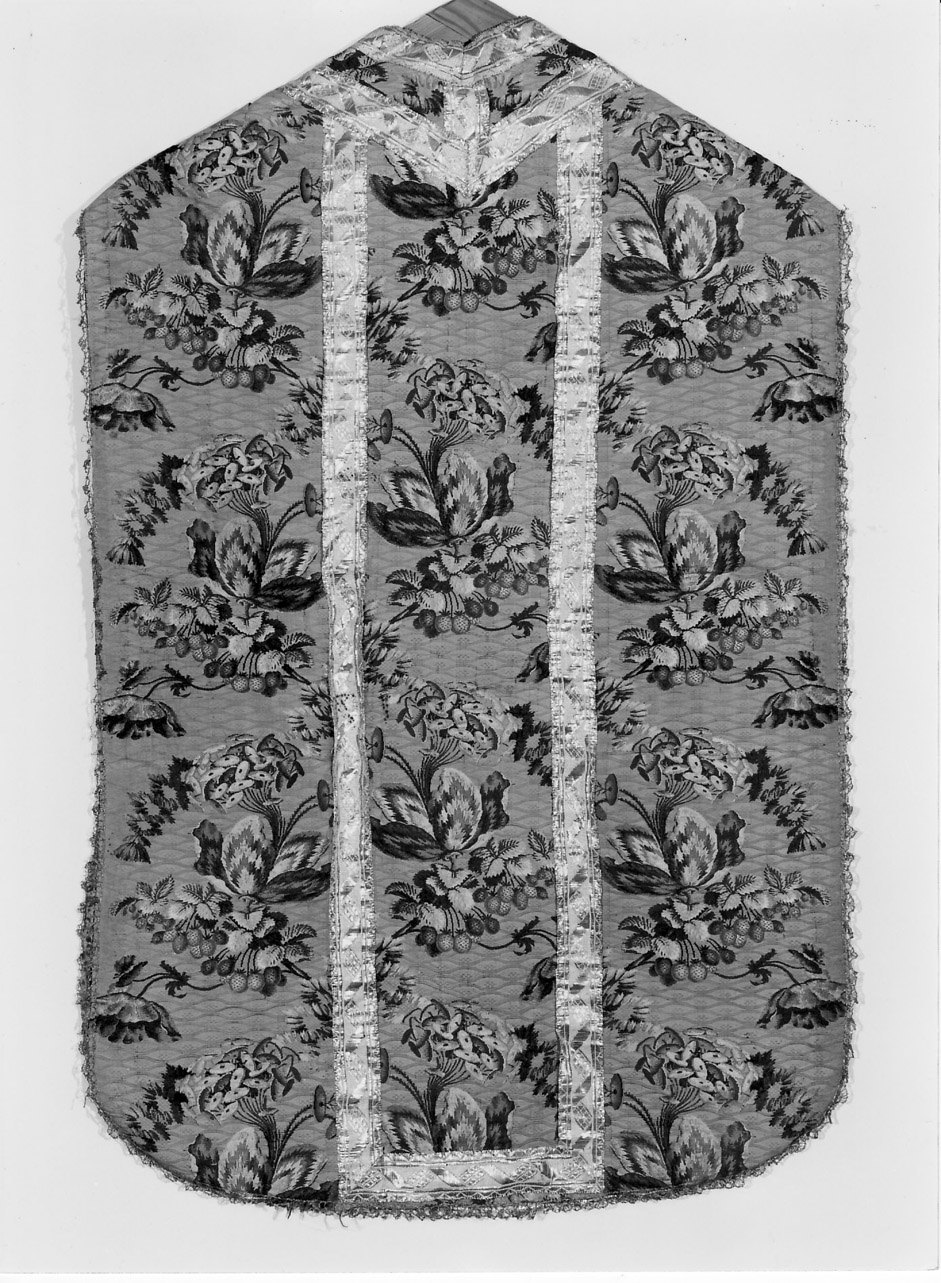 motivi decorativi floreali (pianeta, opera isolata) - manifattura italiana (seconda metà sec. XVIII)