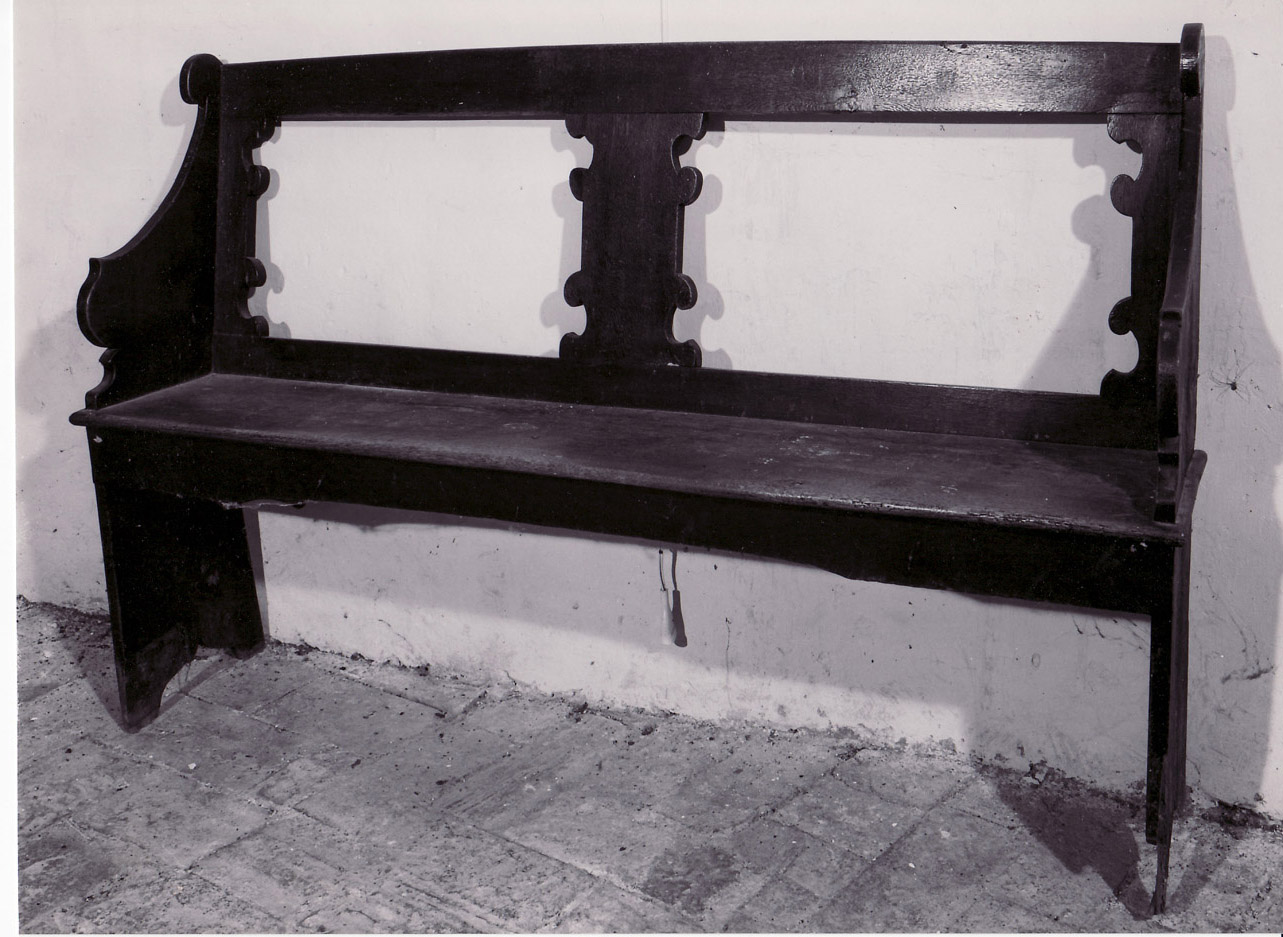 panca, opera isolata - bottega Italia centrale (fine/inizio secc. XVII/ XVIII)