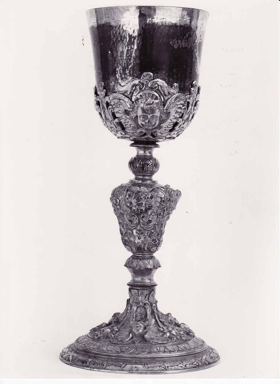 cherubini (calice, opera isolata) - bottega Italia centrale (sec. XVII)